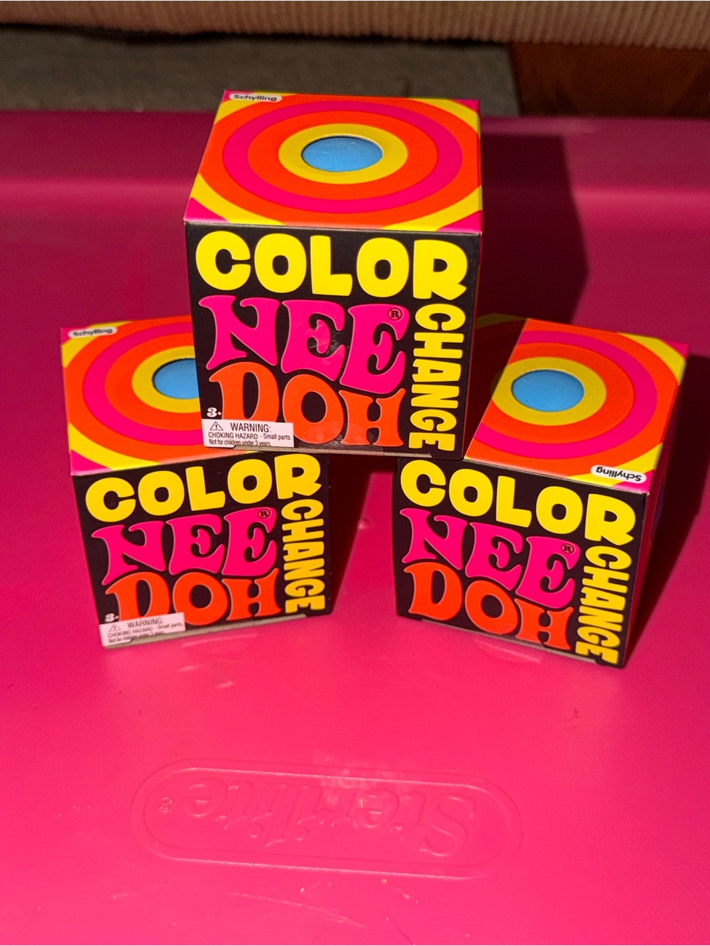 Needoh Color Changing- BLUE TO PINK